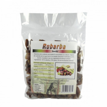 Rubarba zaharisita - 200 g