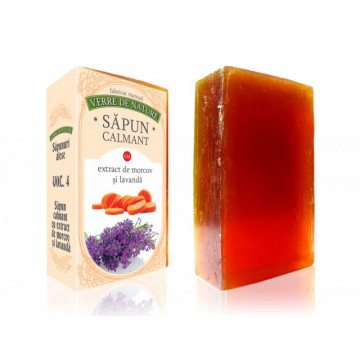 Sapun calmant cu extract de morcov si lavanda vol. 4 100 g
