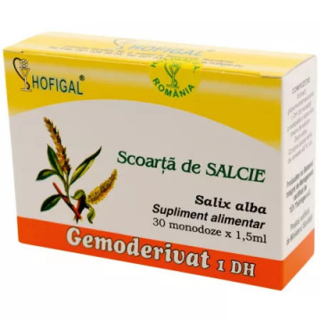 Scoarta de salcie Gemoderivat - 30 monodoze
