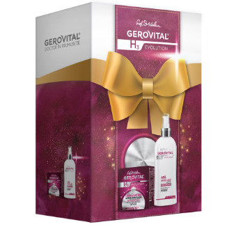 Set cadou Gerovital H3 Evolution: Crema antirid - 50 ml + Apa micelara - 150 ml