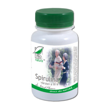 Spirulina varstei a III-a - 150 cps
