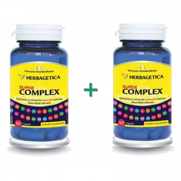 Super Complex - 60 + 60 cps (pachet cu -50% la a doua)