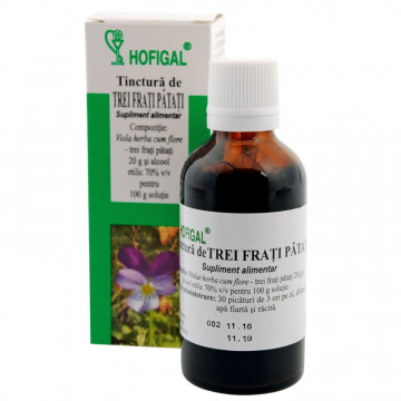 Tinctura de Trei Frati Patati Hofigal - 50 ml