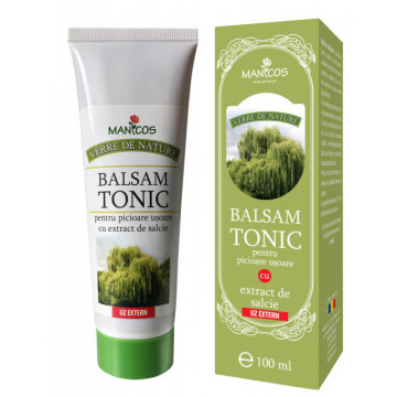 Balsam tonic pentru picioare usoare cu extract de salcie - 100 ml