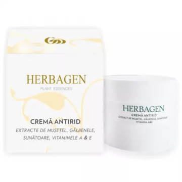 Crema antirid cu extrate de musetel galbenele si sunatoare - 100 ml