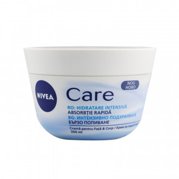 Crema de corp Nivea Care - 200 ml