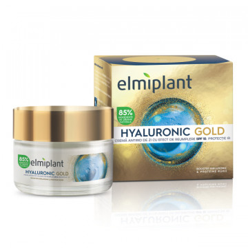 Crema de zi antirid Hyaluronic Gold - 50 ml