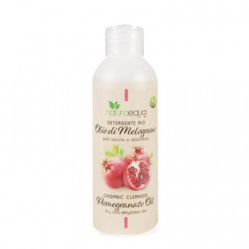 Demachiant facial organic cu ulei de rodie pentru piele uscata si deshidratata, Naturaequa, 150 ml