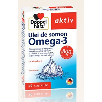 Doppelherz aktiv Ulei de somon Omega-3 800 mg- 30 cps