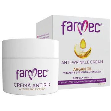 Farmec Crema Antirid cu Ulei de Argan - 50 ml