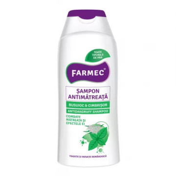 Farmec Sampon antimatreata cu busuioc si cimbrisor - 200 ml
