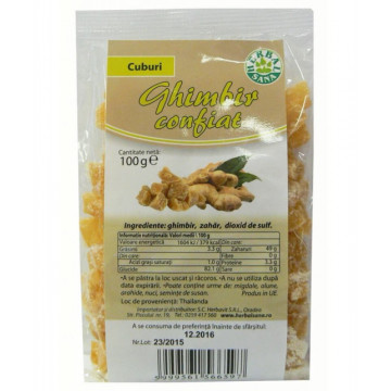 Ghimbir confiat - 100 g Herbavit
