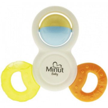 Inel dentitie cu jucarie 3 Way, Minut