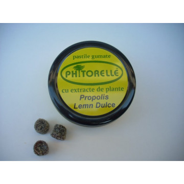 Pastile gumate cu propolis si lemn dulce - 50 g