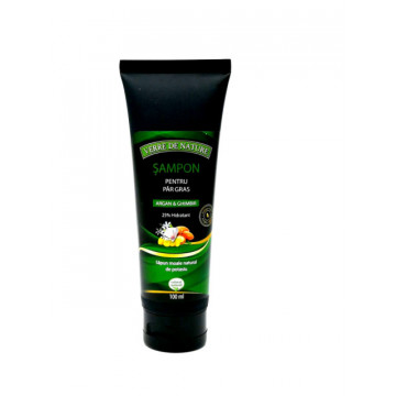 Sampon pentru par gras (argan & ghimbir) - 100 ml