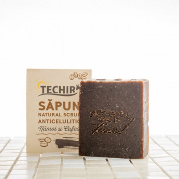 Sapun natural scrub anticelulitic - 120 g -Techir