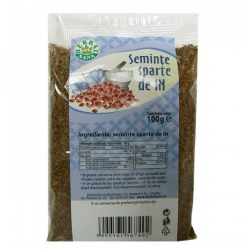 Seminte sparte de in - 100 g Herbavit