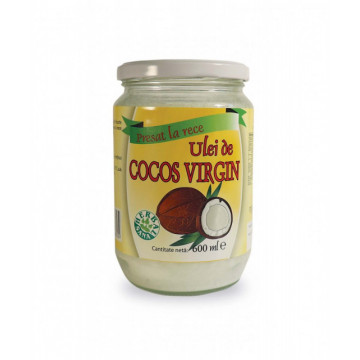 Ulei cocos virgin presat la rece - 600 ml
