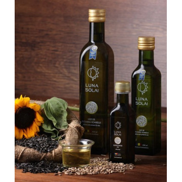 Ulei de floarea soarelui presat la rece Luna Solai - 250 ml