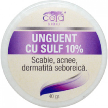 Unguent cu sulf 10% - 40 g