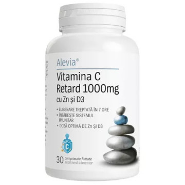 Vitamina C retard 1000mg cu ZN si D3 - 30 cpr