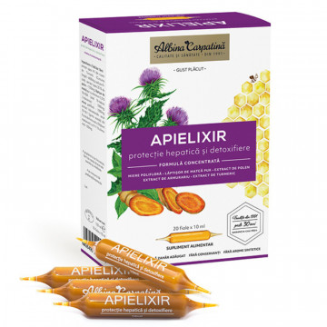 Apielixir protectie hepatica si detoxifiere - 10 fiole