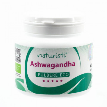 Ashwagandha pulbere ECO - Naturisti - fata cutie