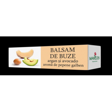 Balsam de buze cu ulei de argan, avocado si aroma de pepene galben - 4.8g