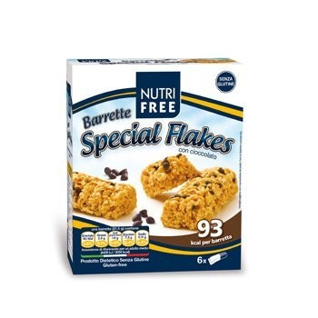 Batoane de cereale cu bucati de ciocolata 129g (6x21.5g) - NutriFree