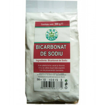 Bicarbonat de sodiu - 500 g Herbavit