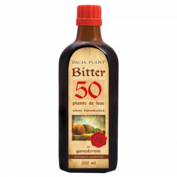 Bitter 50 Plante de Leac cu Ganoderma tinctura - 200ml