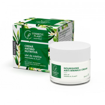 Crema antirid nutritiva cu ulei de masline - 50 ml