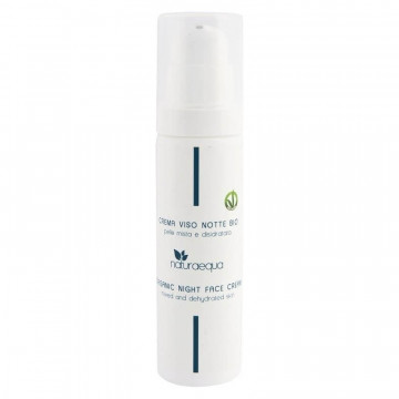 Crema organica de fata de noapte, Naturaequa, 50 ml