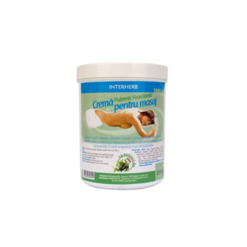 Crema puternic hidratanta pentru masaj cu alge marine - 500 ml