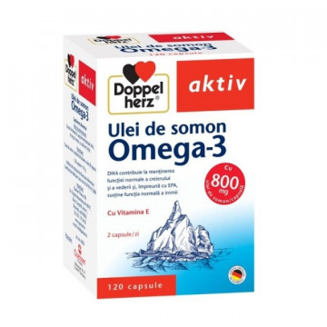 Doppelherz aktiv Ulei de somon Omega-3 800 mg - 120 cps