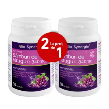 Extract samburi de struguri 340 mg - 1+1 Gratis