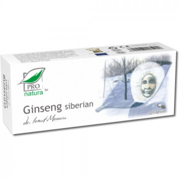 Ginseng Siberian Pro Natura - 30 cps