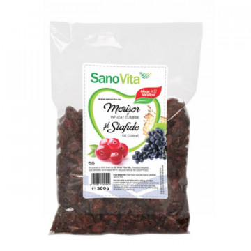 Merisor infuzat cu mere si stafide de corint - 500 g