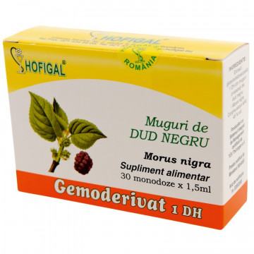 Muguri Dud Negru Gemoderivat - 30 monodoze