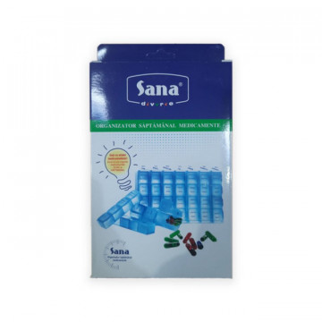 Organizator de medicamente saptamanal - Sana