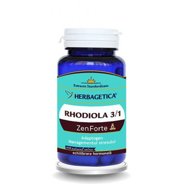 Rhodiola 3/1 Zen Forte - 30 cps (poza veche)