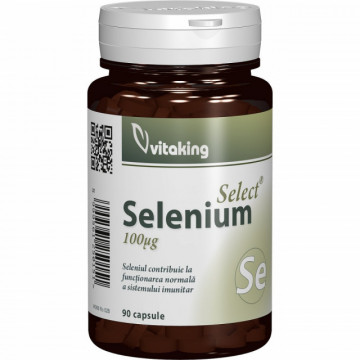 Seleniu organic 100 mcg - 90 cps