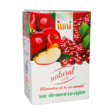 Suc natural de mere + visine - 3 L