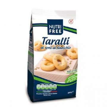 Taralli Covrigei cu seminte de fenicul - 200 g - NutriFree