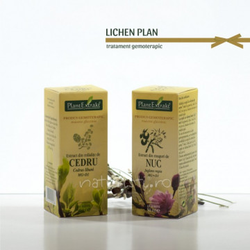 Tratament naturist - Lichen plan - ambalaje vechi