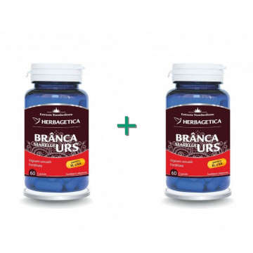Branca Marelui Urs - 60 + 60 cps (pachet cu -50% la a doua)