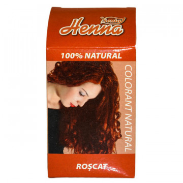 Colorant natural pentru par, Sonia Henna, roscat - 100 g