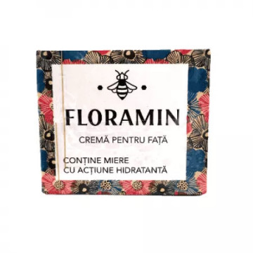 Crema de fata cu miere si flori de salcam Floramin - 50 ml