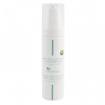 Crema organica de fata purificatoare, Naturaequa, 50 ml