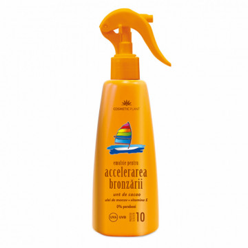 Emulsie pentru accelerarea bronzarii SPF 10 - 200 ml
